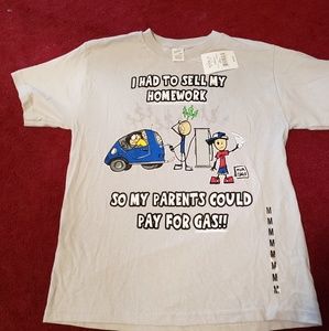 Boys Funny Shirt High Gas Prices size Medium